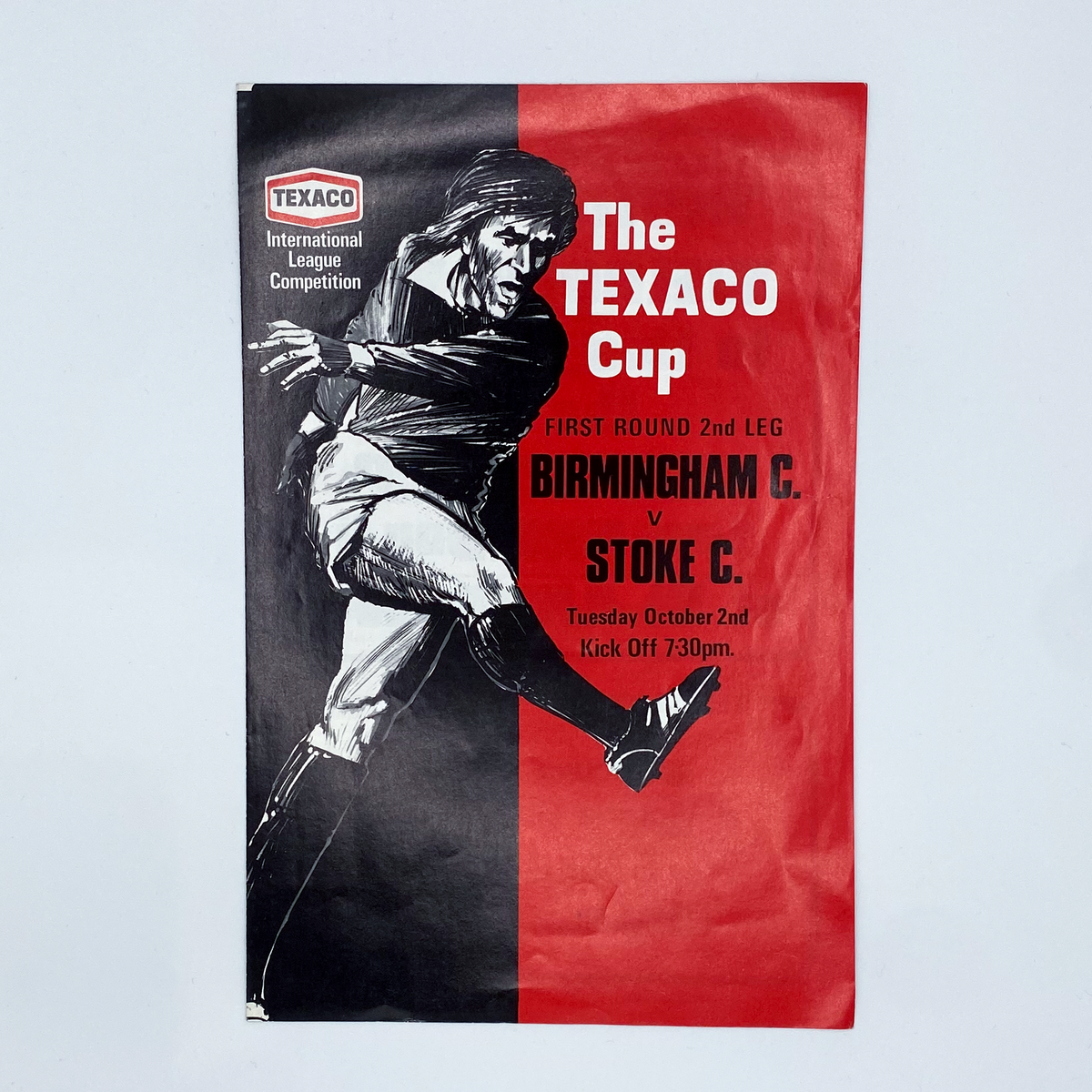 Birmingham City vs Stoke City Programme (2 October 1973)