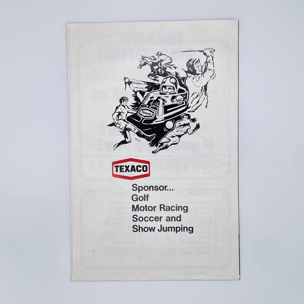 Birmingham City vs Stoke City Programme (2 October 1973)