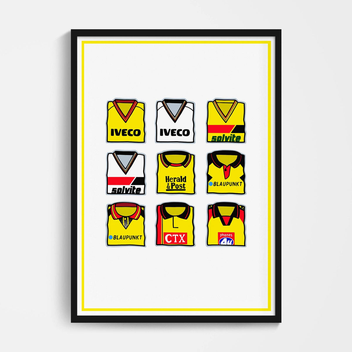 Watford Shirts Through the Years