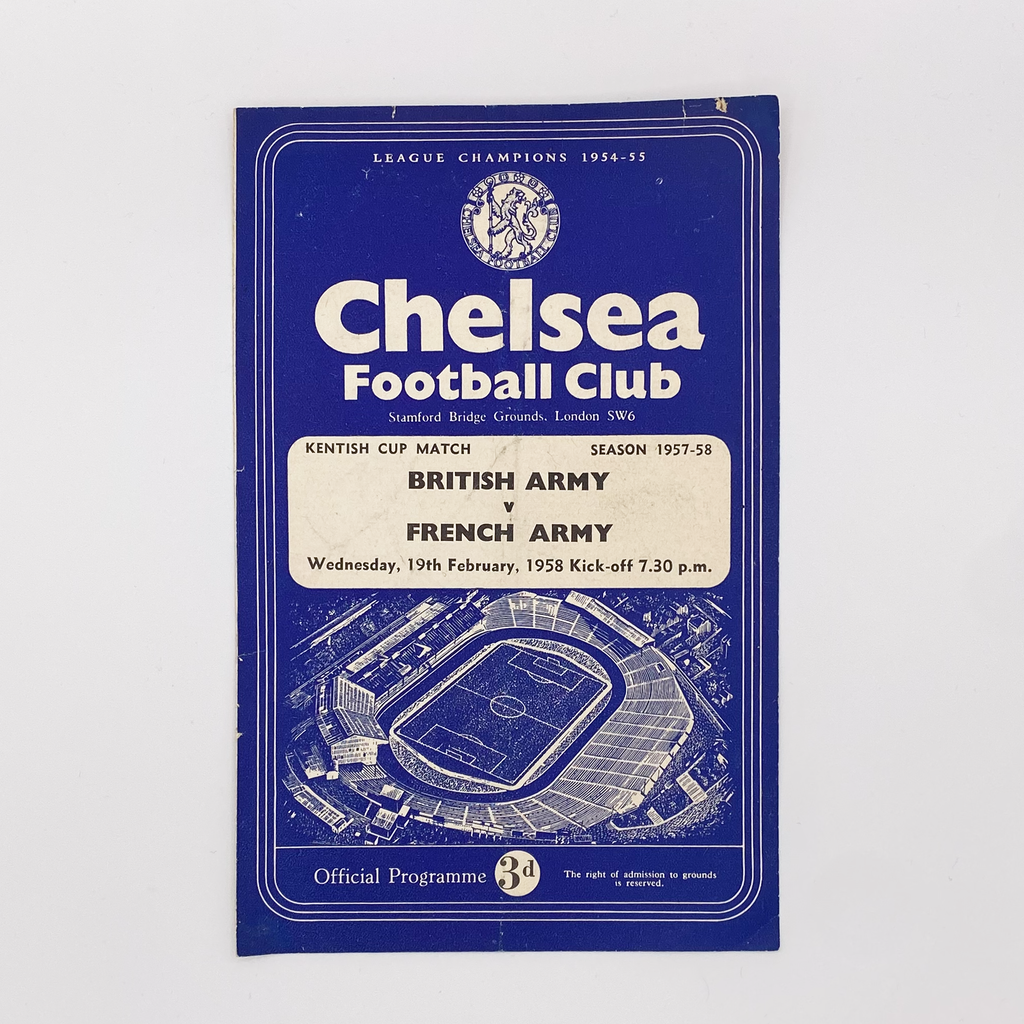 British Army vs French Army Programme (Wednesday 19 February 1958)
