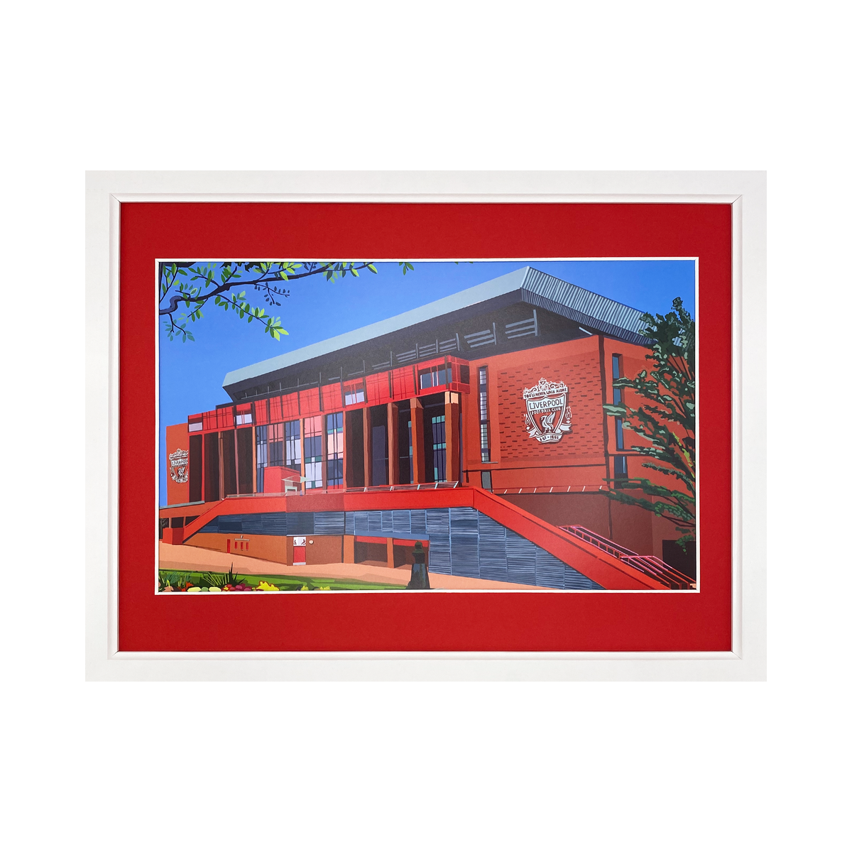 Anfield Stadium Art Print (Framed)