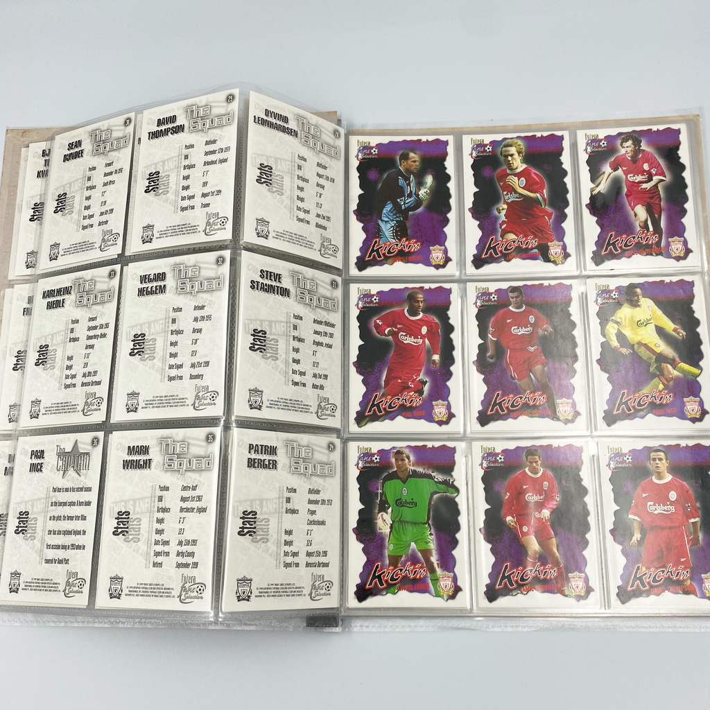 Liverpool 1999 Futera Fans' Selection Collector Card Album | Complete Set (Missing Special Editions)