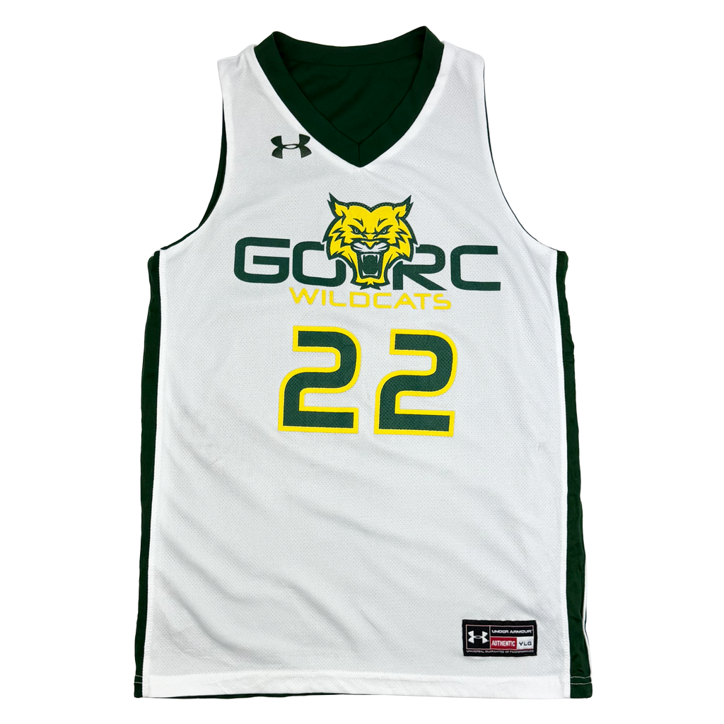 GORC Wildcats Reversible Green/White Under Armour Basketball Vest | 14-15 Years