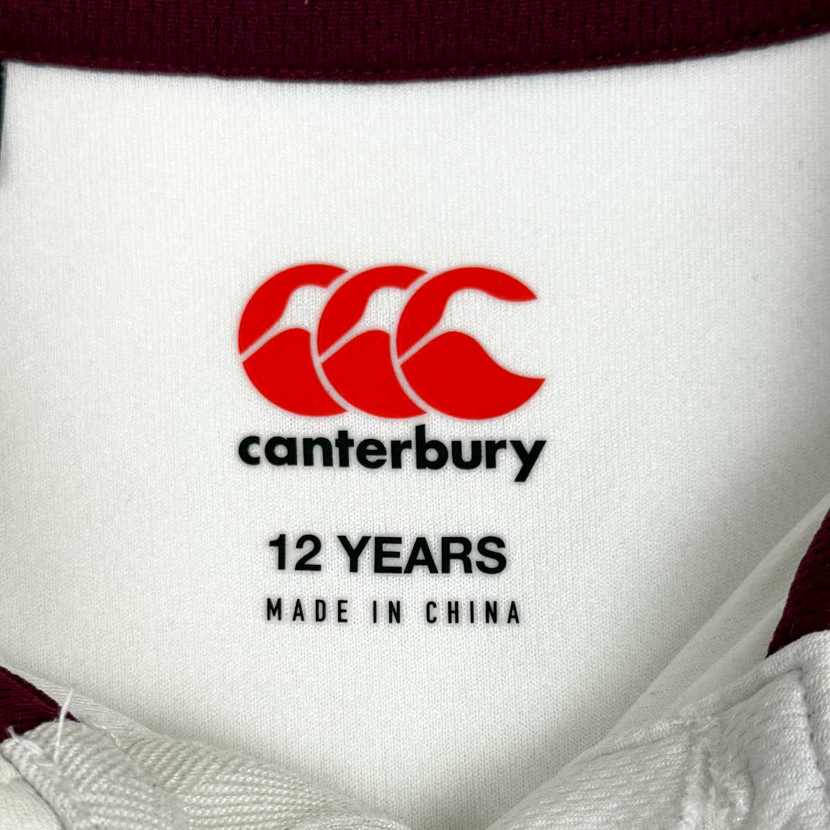 Canterbury White Cricket Polo Shirt | 11-12 Years