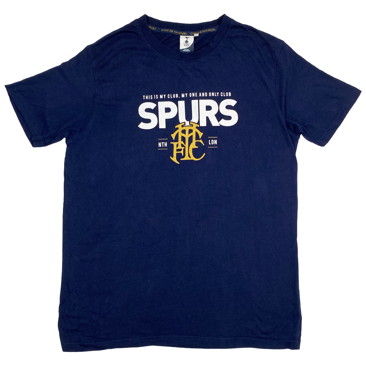 Tottenham Hotspur Navy Blue T-Shirt | Medium