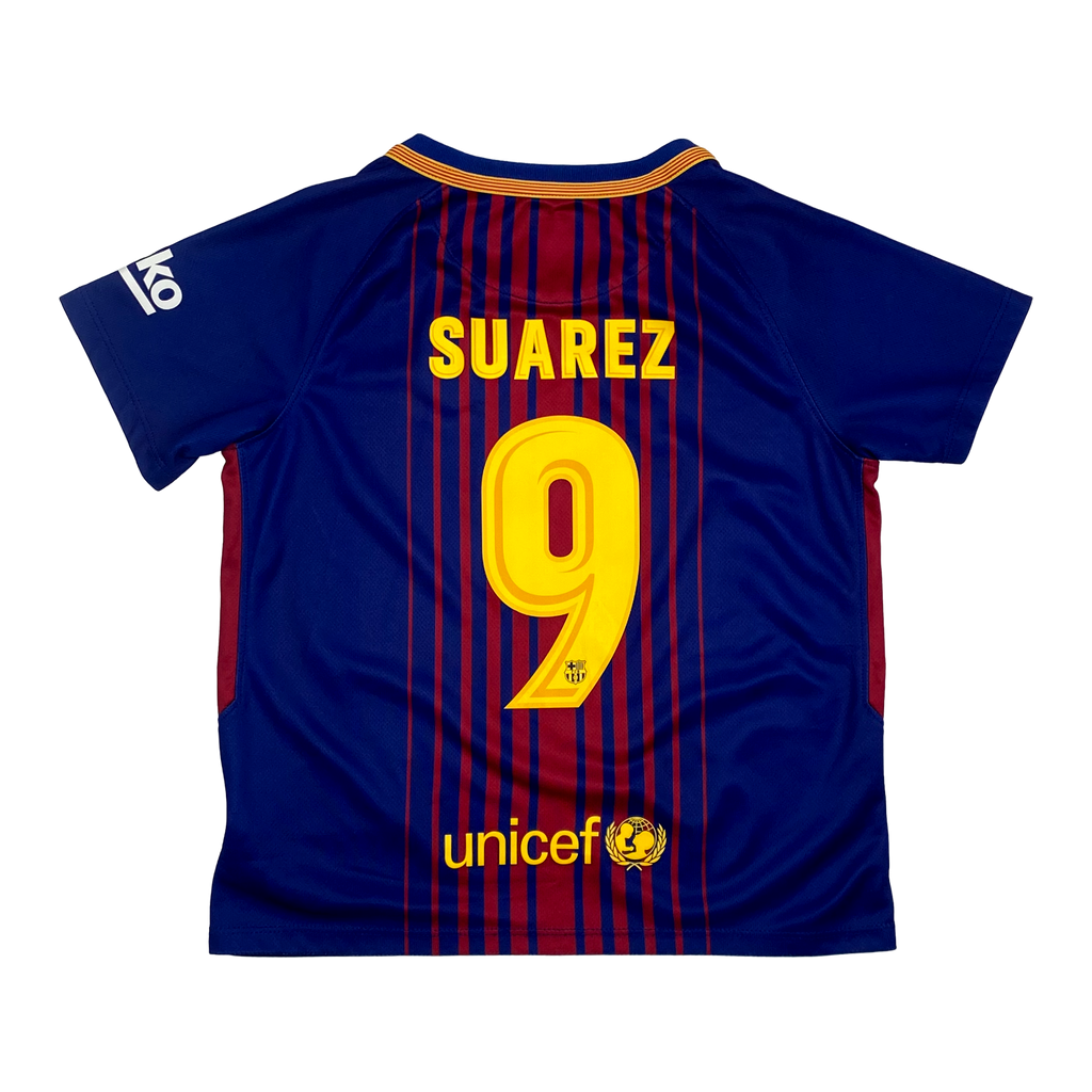 FC Barcelona Home (2017-18) - Suarez 9 | 5-6 Years