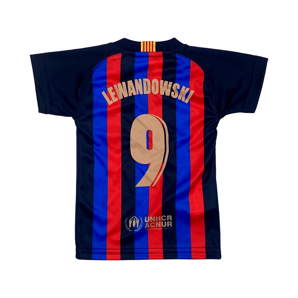 FC Barcelona Baby's Home Shirt (2022-23) - Lewandowski 9 | 0-6 Months