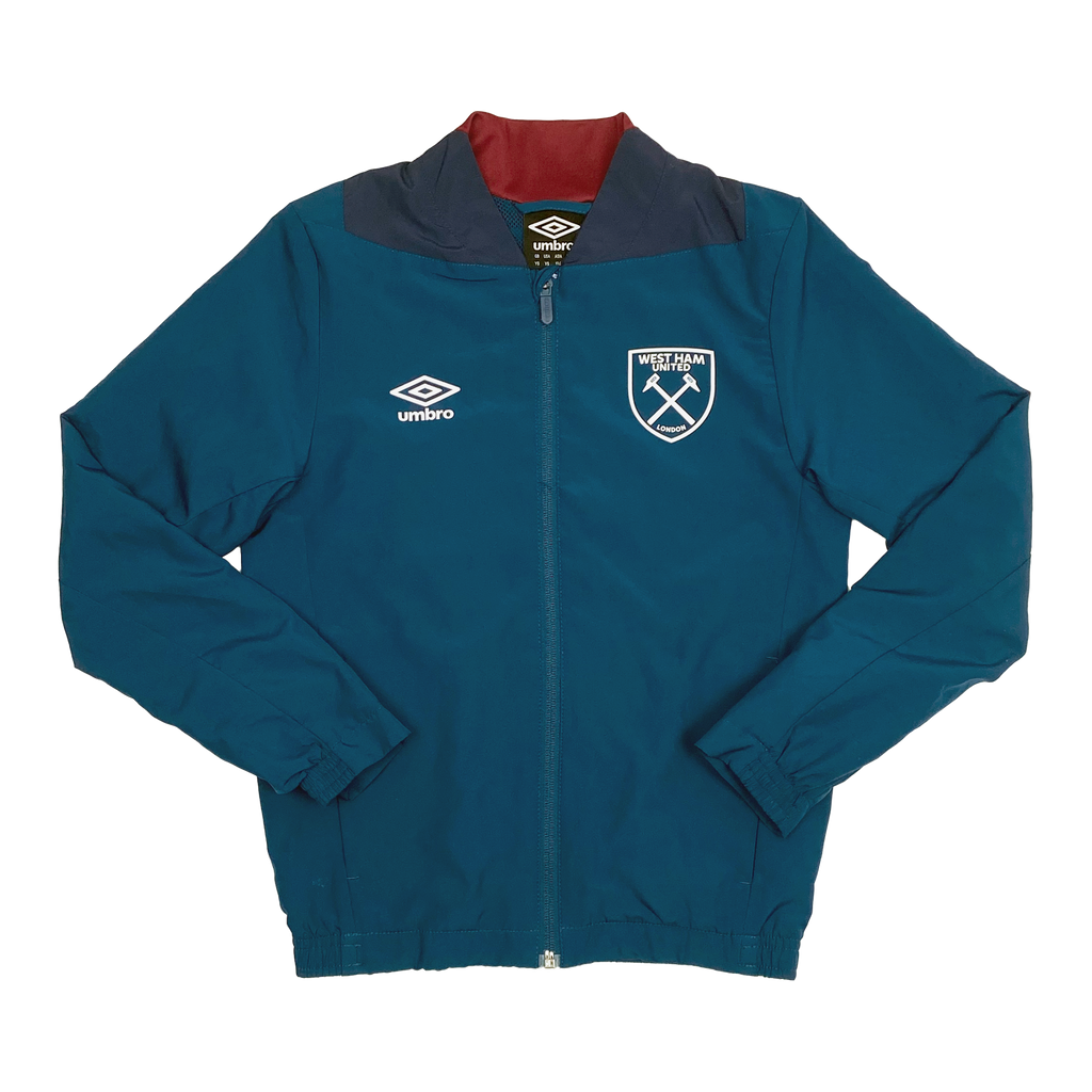 West Ham United Training Jacket Turquoise (2017-18) | 8-9 Years