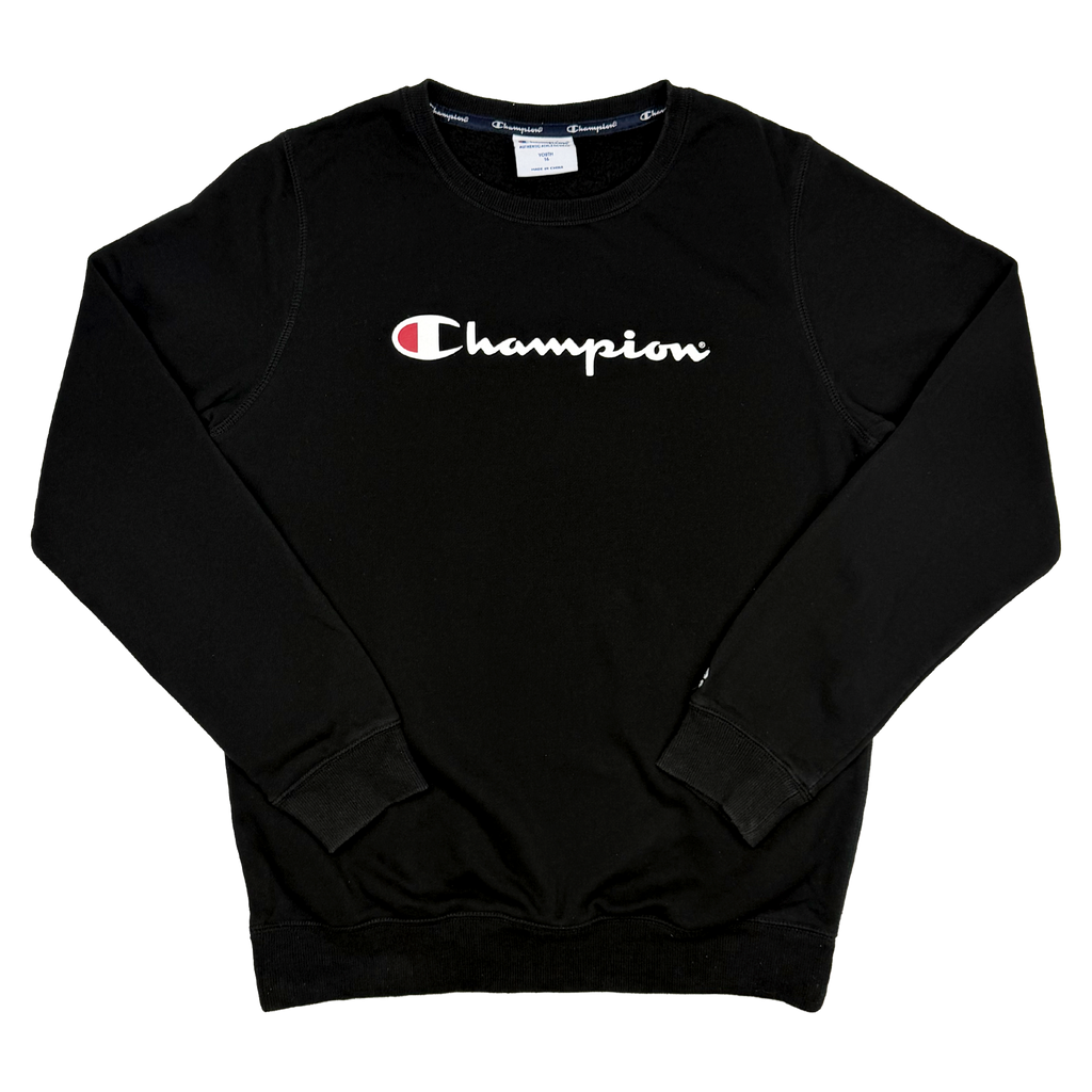 Black Champion Sweatshirt | 15-16 Years