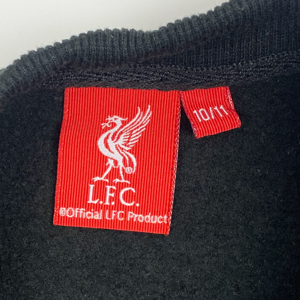Liverpool Black Sweatshirt | 10-11 Years