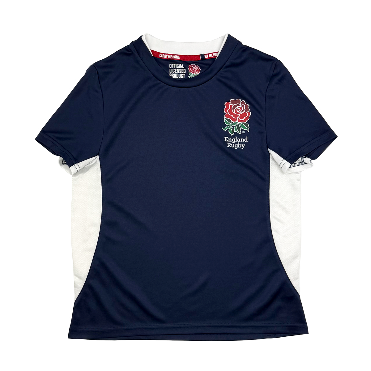 England Rugby Union Navy Blue Training Shirt (2014) | 7-8 Years