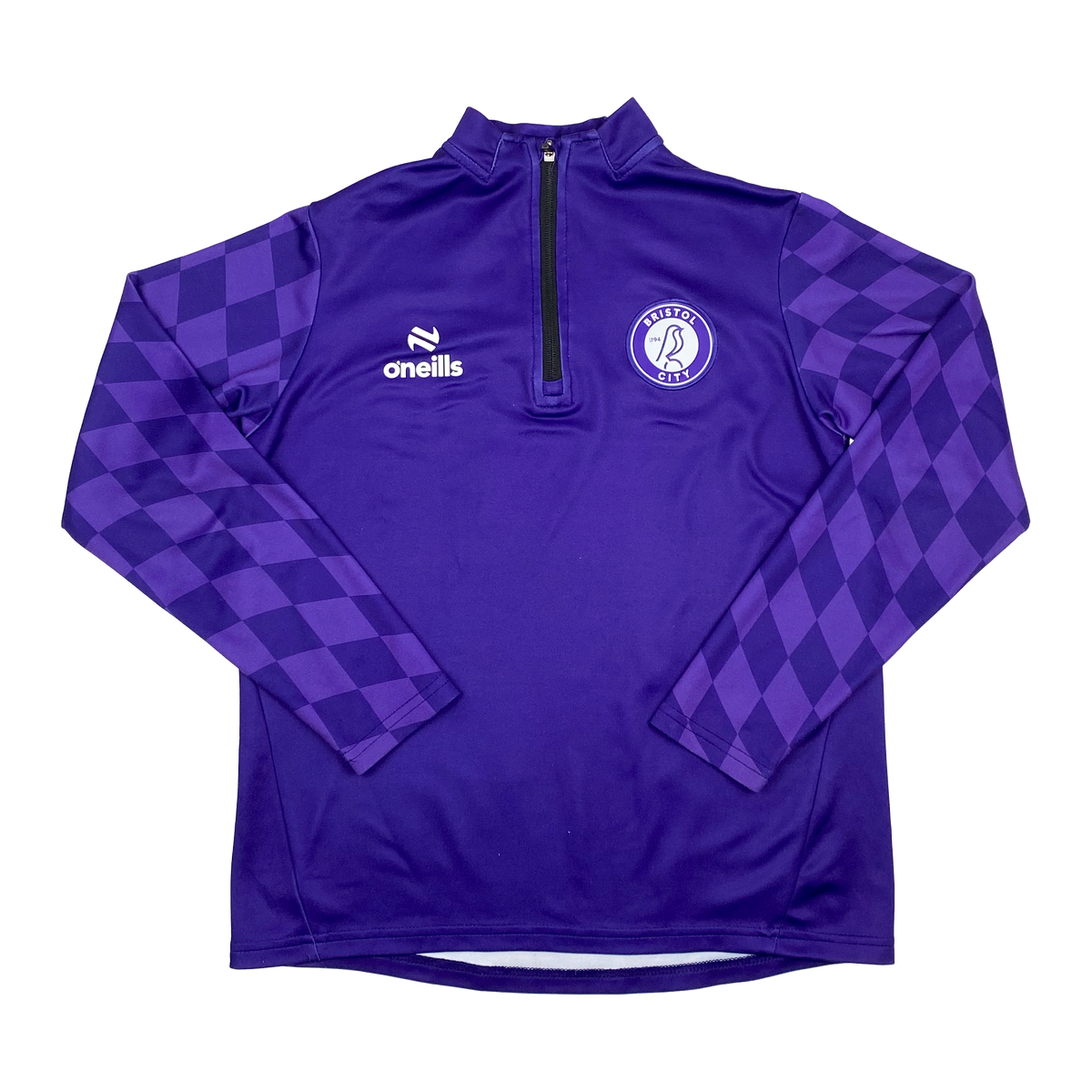 Bristol City Quarter-Zip Drill Top (2024-25) | 12-13 Years