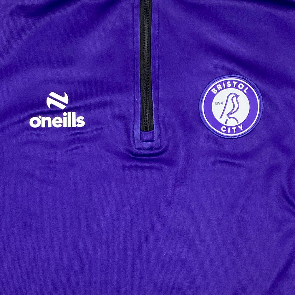 Bristol City Quarter-Zip Drill Top (2024-25) | 12-13 Years