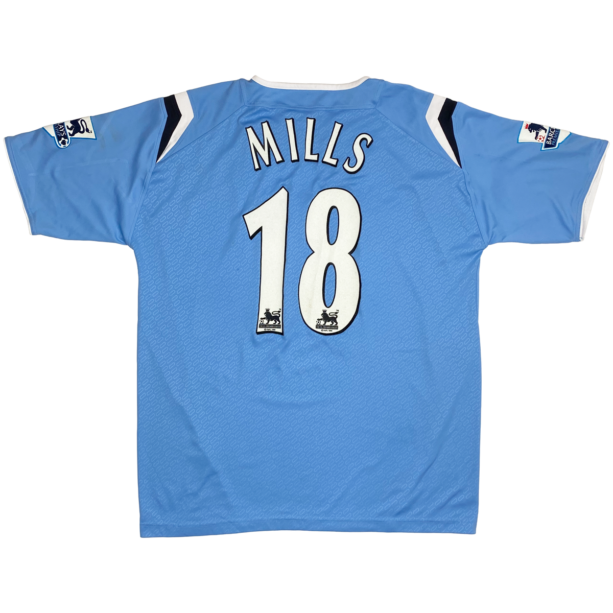 Manchester City Home Shirt (2004-06) - Danny Mills Match Prepared  | Large