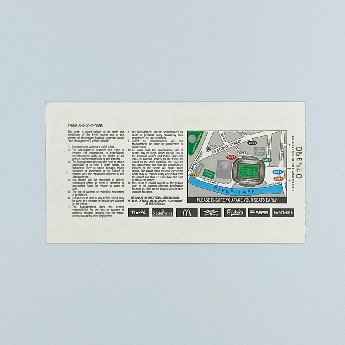 2003 FA Cup Final Programme & Ticket