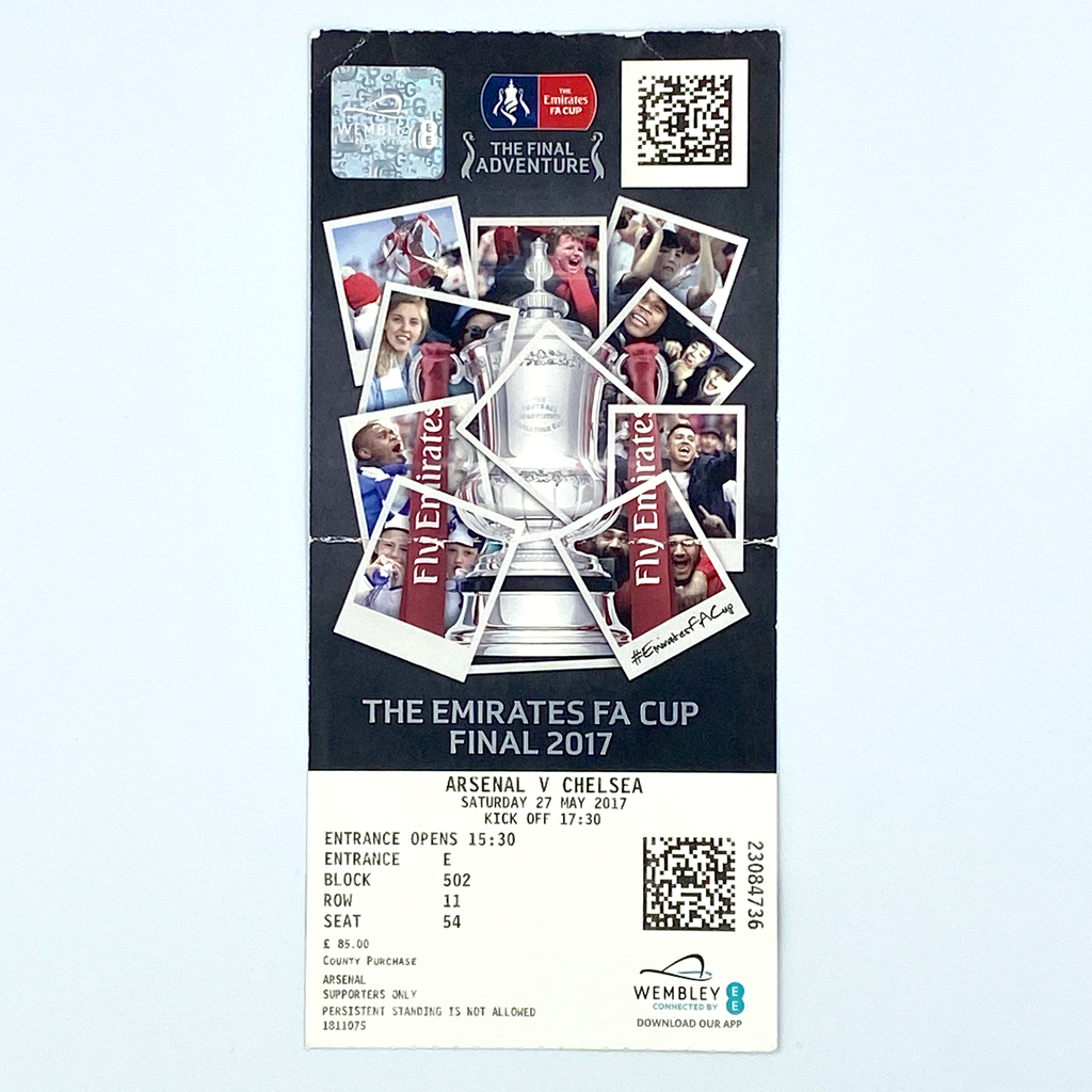 2017 FA Cup Final Programme & Ticket