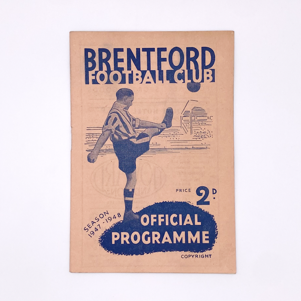 Brentford vs West Ham United Programme (22 November 1947)