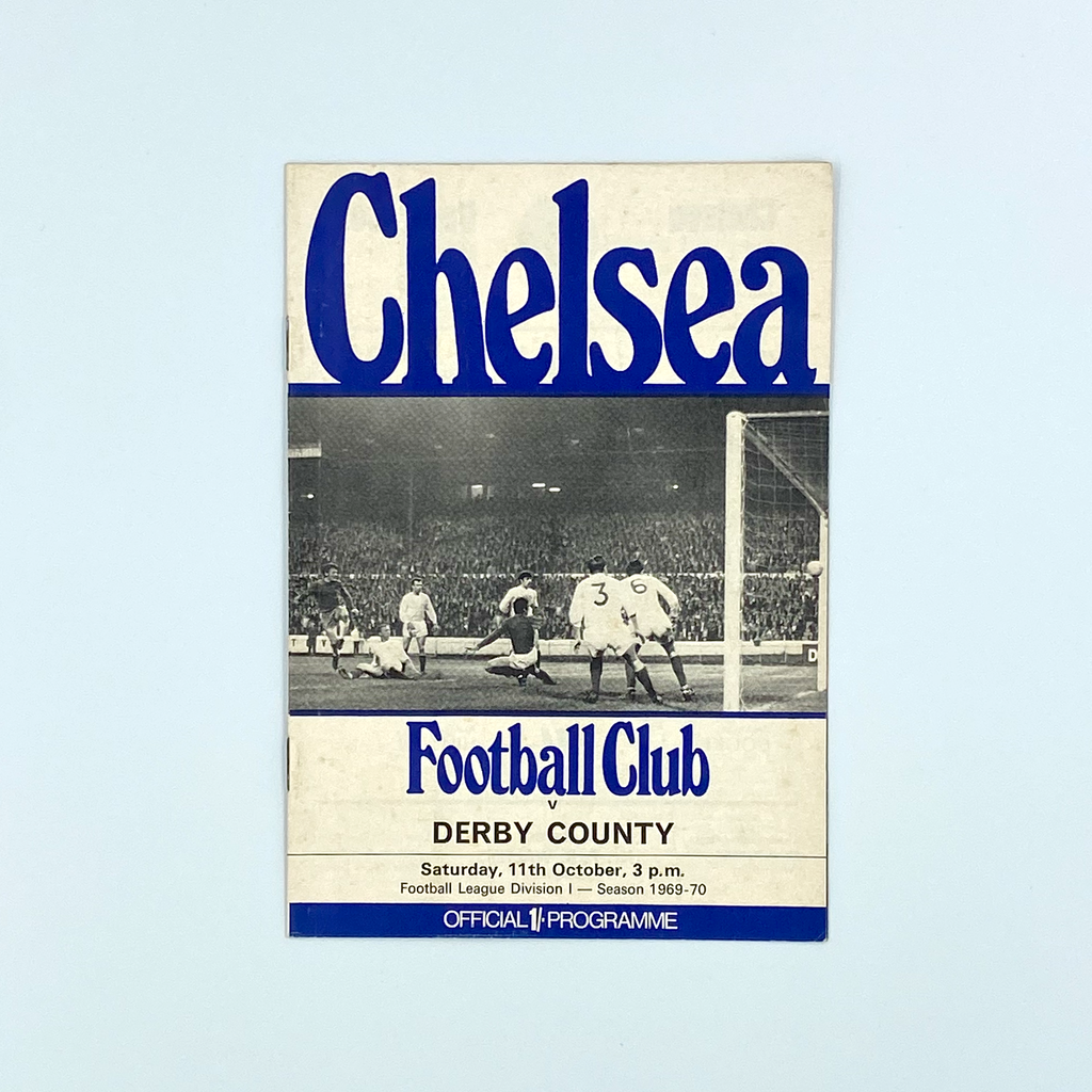 Chelsea vs Derby County Programme (11 October 1969)