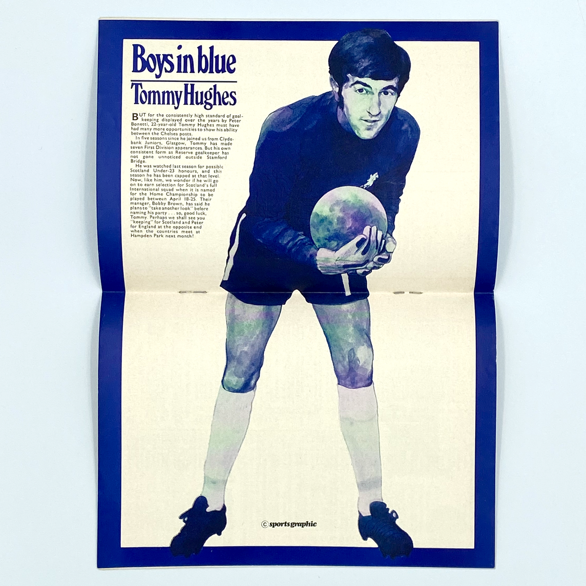 Chelsea vs Sheffield Wednesday Programme (25 March 1970)