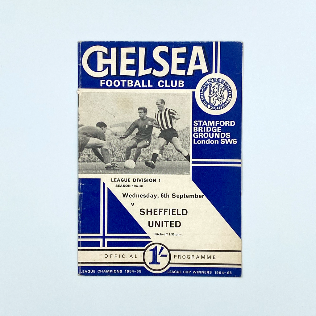 Chelsea vs Sheffield United Programme (6 September 1967)