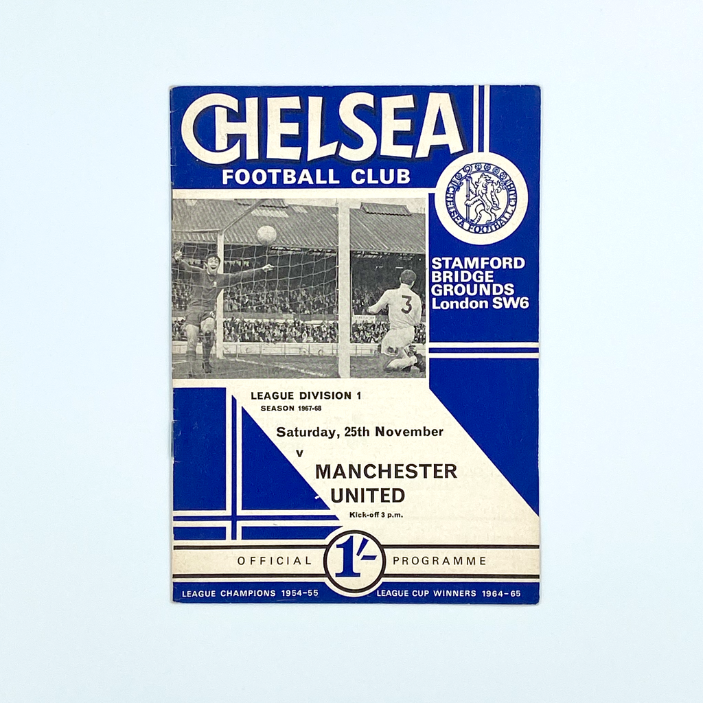 Chelsea vs Manchester United Programme (25 November 1967)