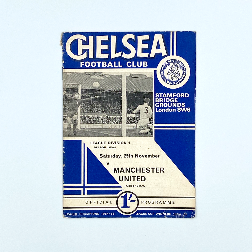Chelsea vs Manchester United Programme (25 November 1967)
