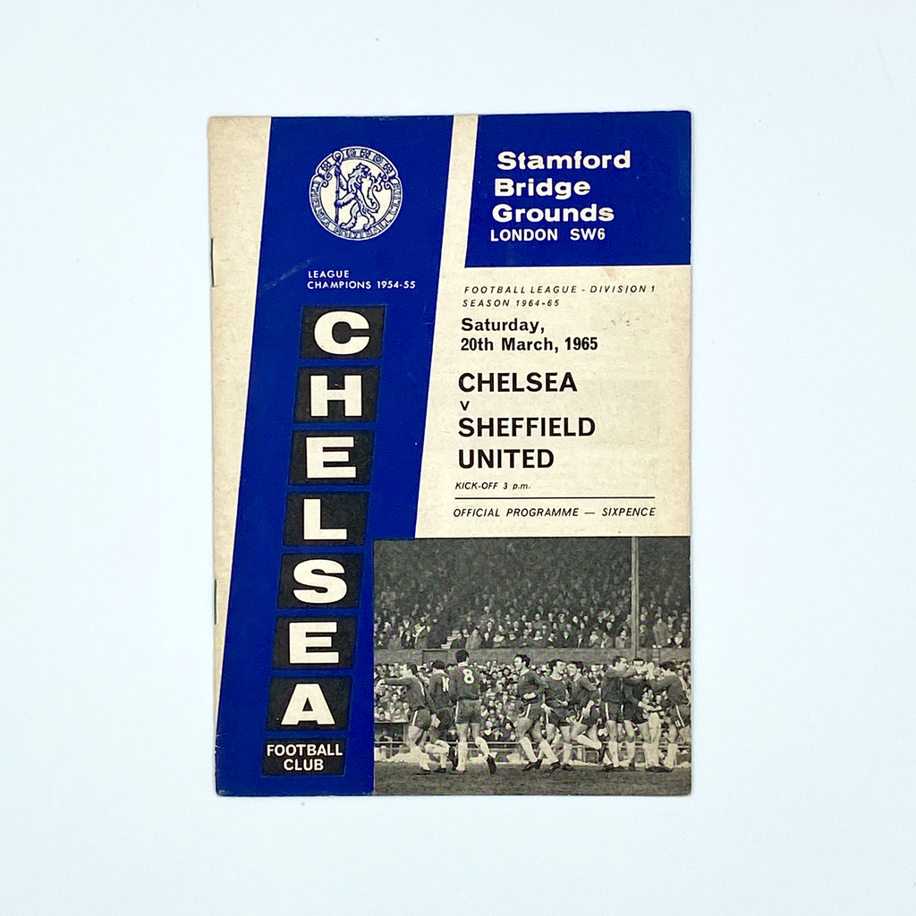 Chelsea vs Sheffield United Programme (20 March 1965)