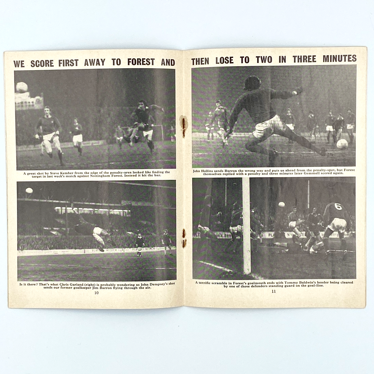 Chelsea vs West Ham United Programme (25 March 1972)