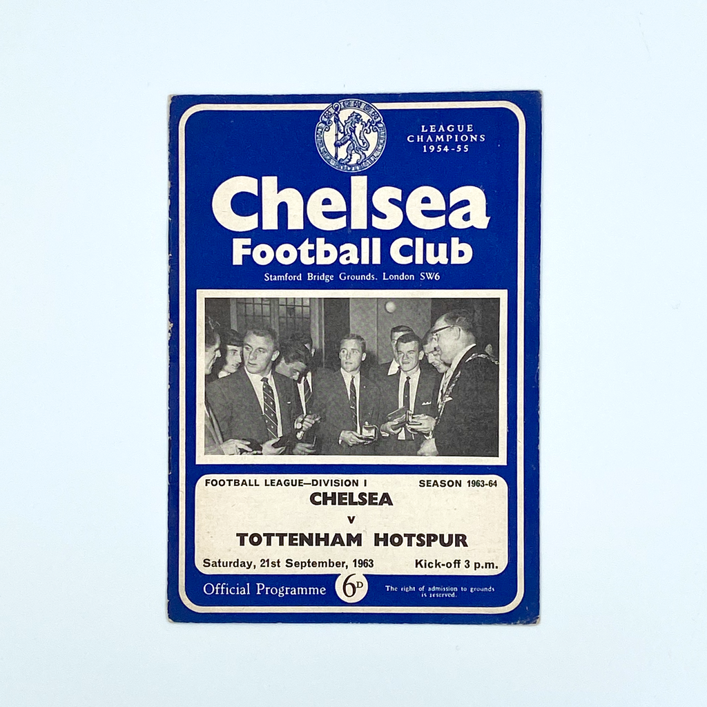 Chelsea vs Tottenham Hotspur Programme (21 September 1963)