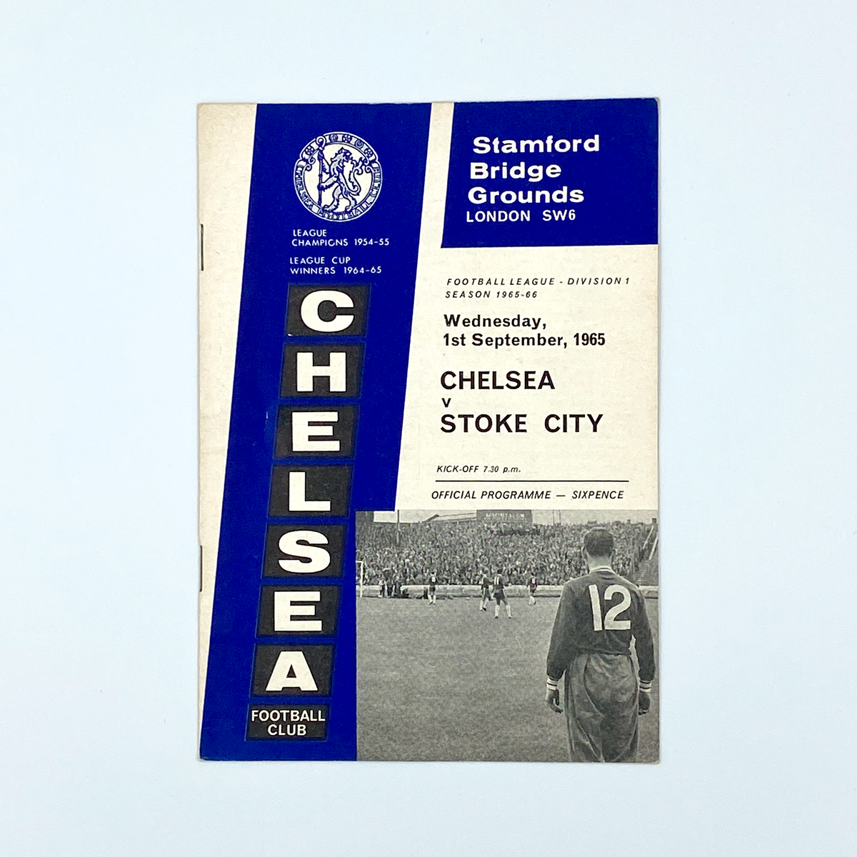 Chelsea vs Stoke City Programme (1 September 1965)