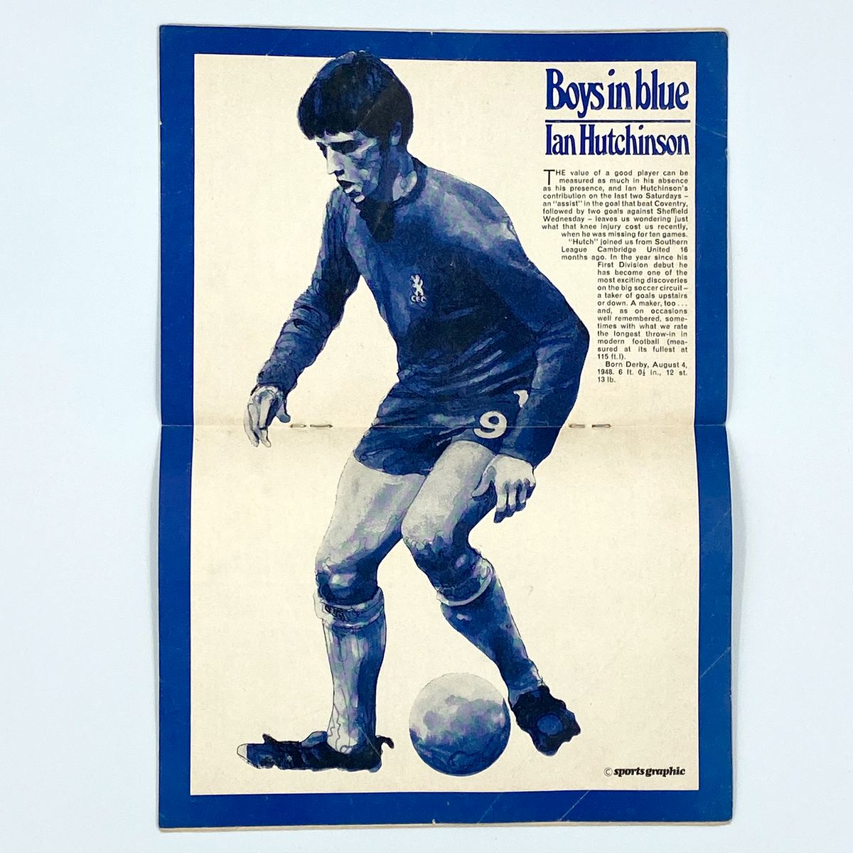 Chelsea vs Everton Programme (15 November 1969)