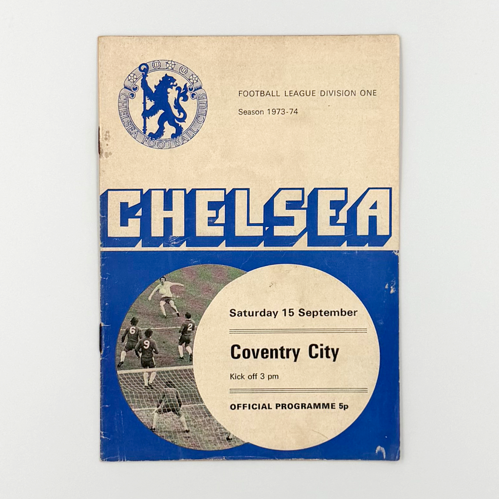 Chelsea vs Coventry City Programme (15 September 1973)
