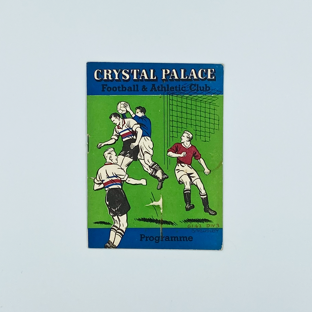 Crystal Palace vs Barnsley Programme (3 February 1962)