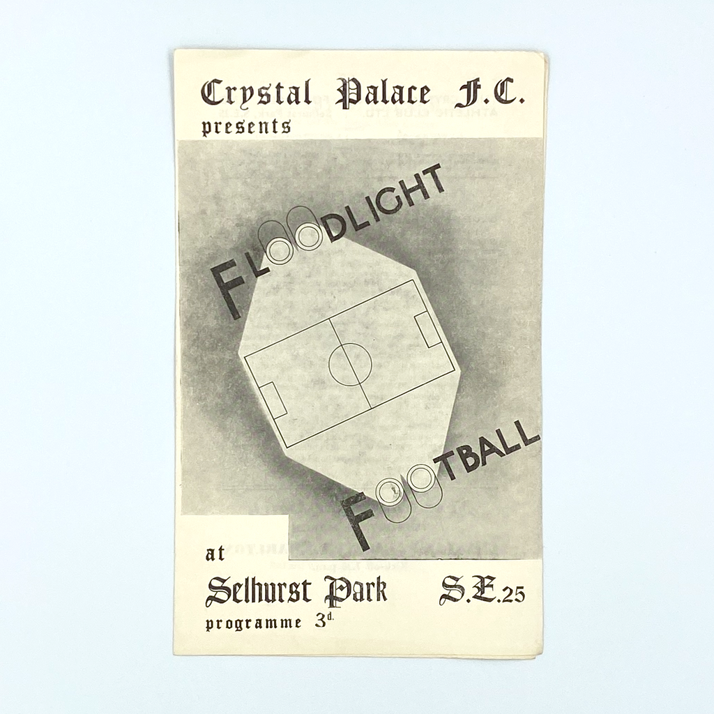 Crystal Palace vs Brentford Programme (2 March 1954)
