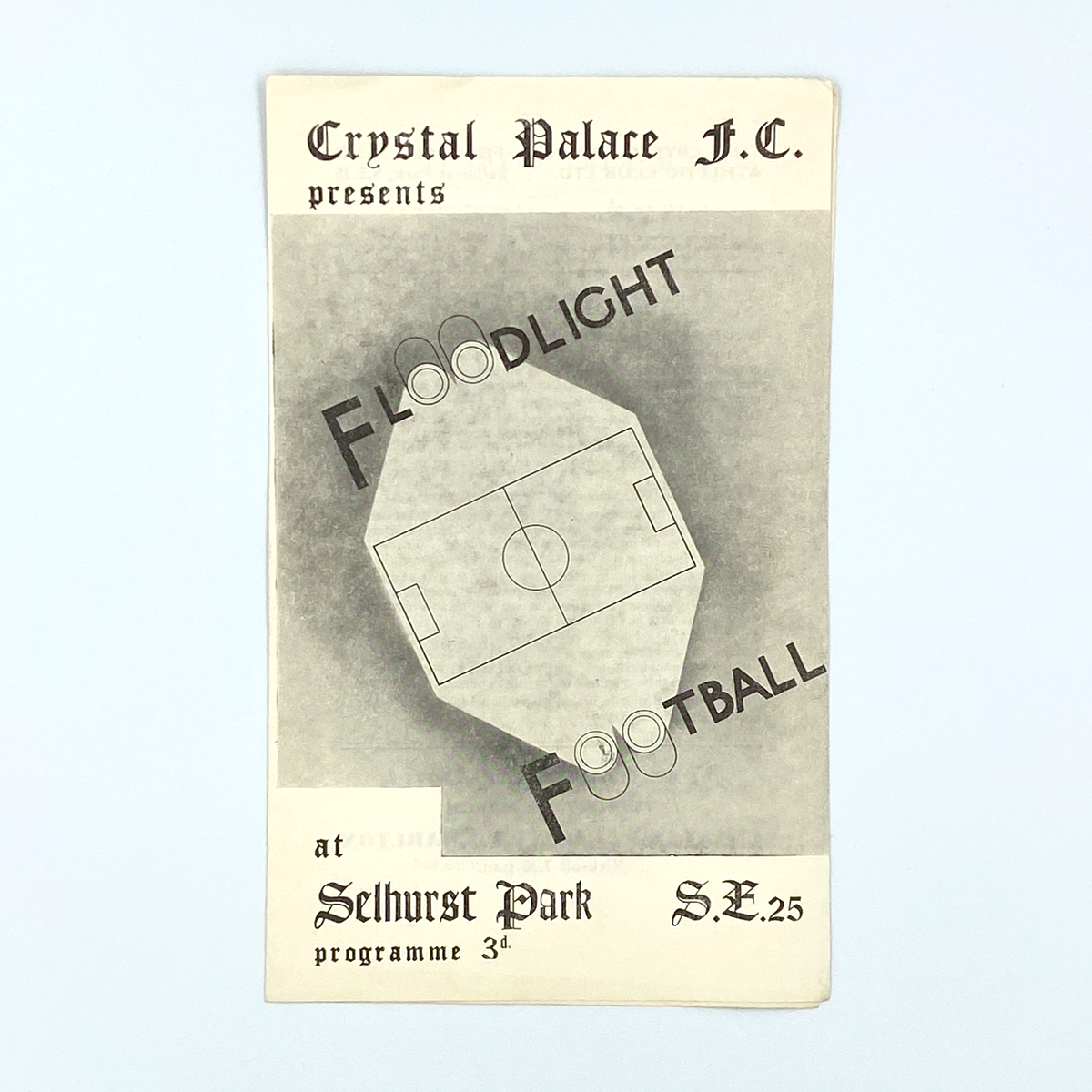 Crystal Palace vs Brentford Programme (2 March 1954)