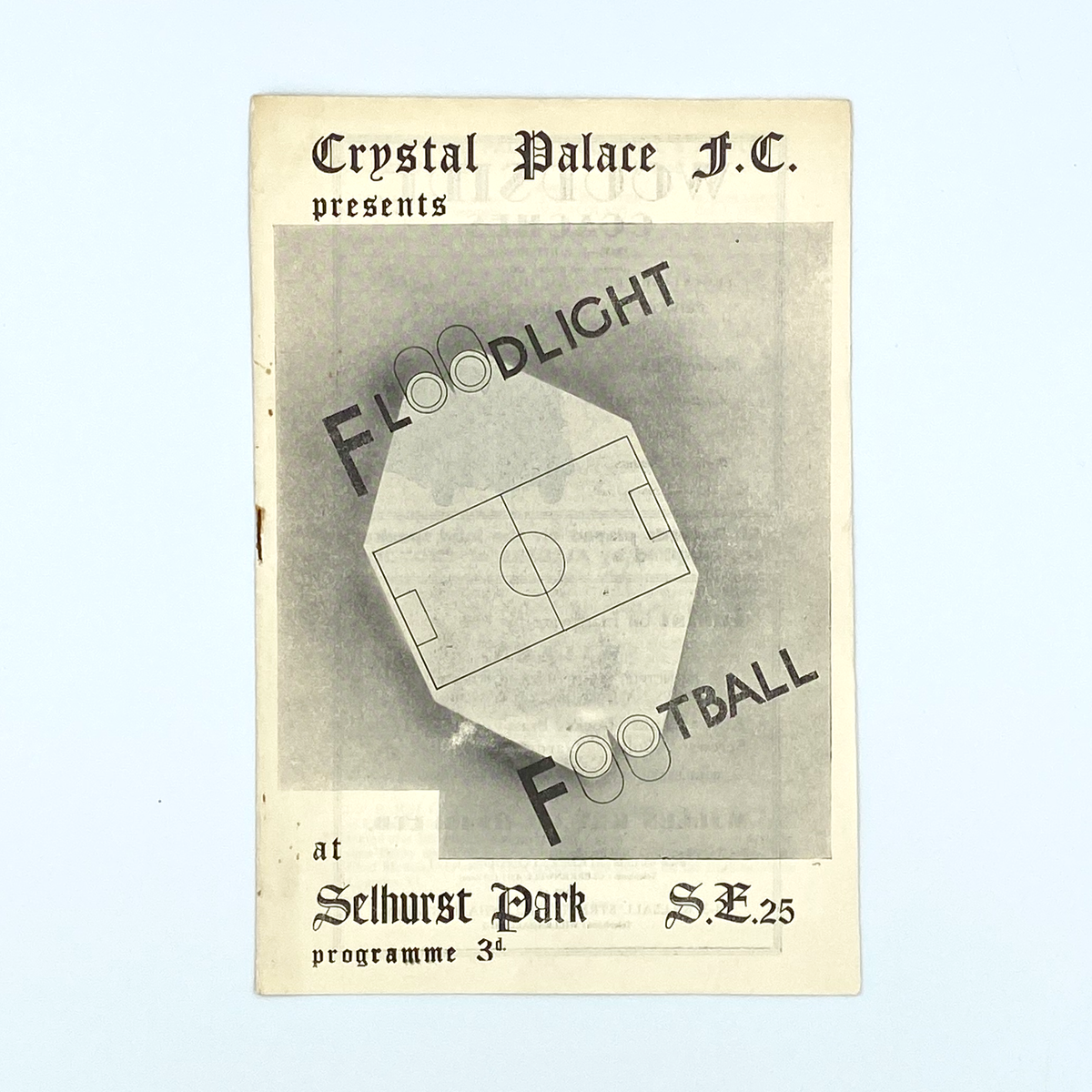 Crystal Palace vs Leeds United Programme (20 October 1953)
