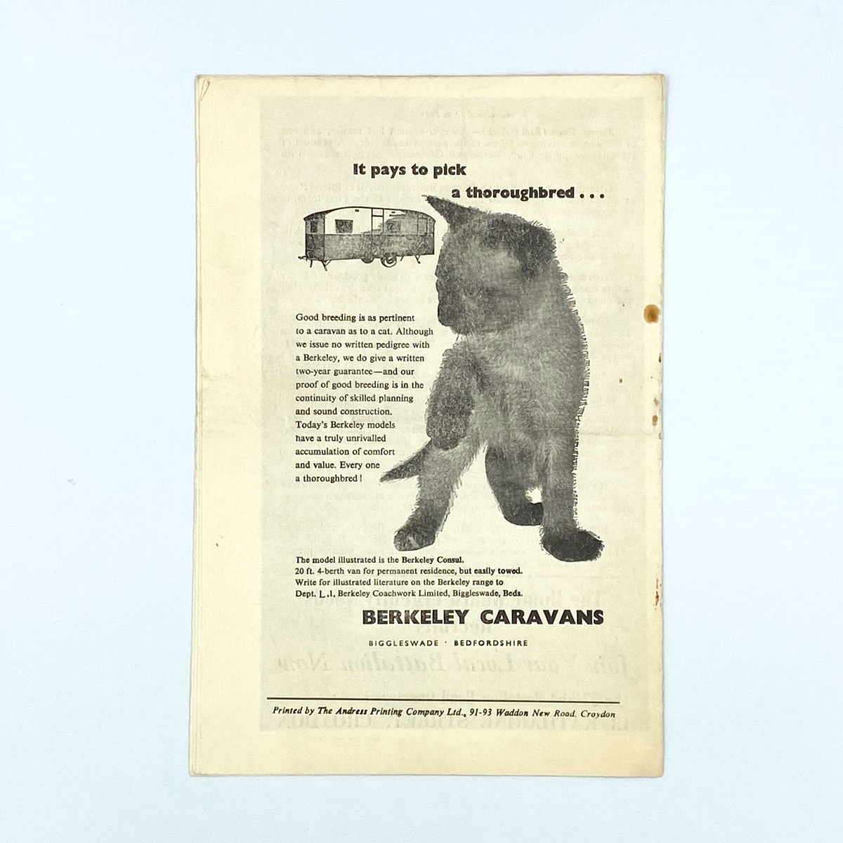 Crystal Palace vs Leeds United Programme (20 October 1953)
