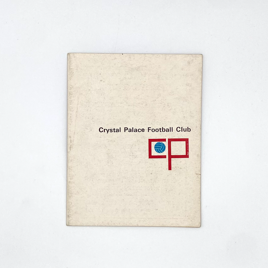 Crystal Palace vs Preston North End Programme (6 January 1968)
