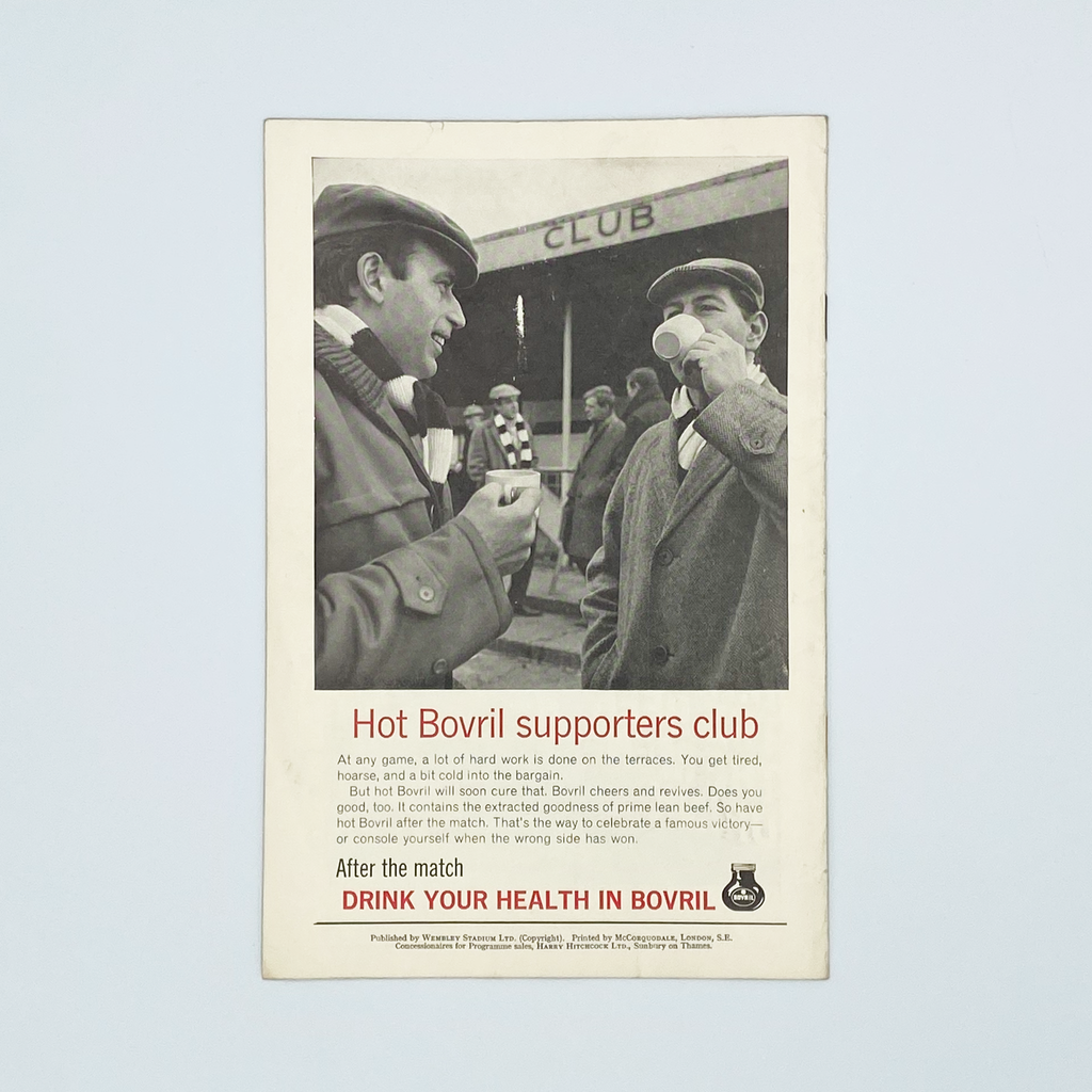 England vs Uruguay Programme (6 May 1964)
