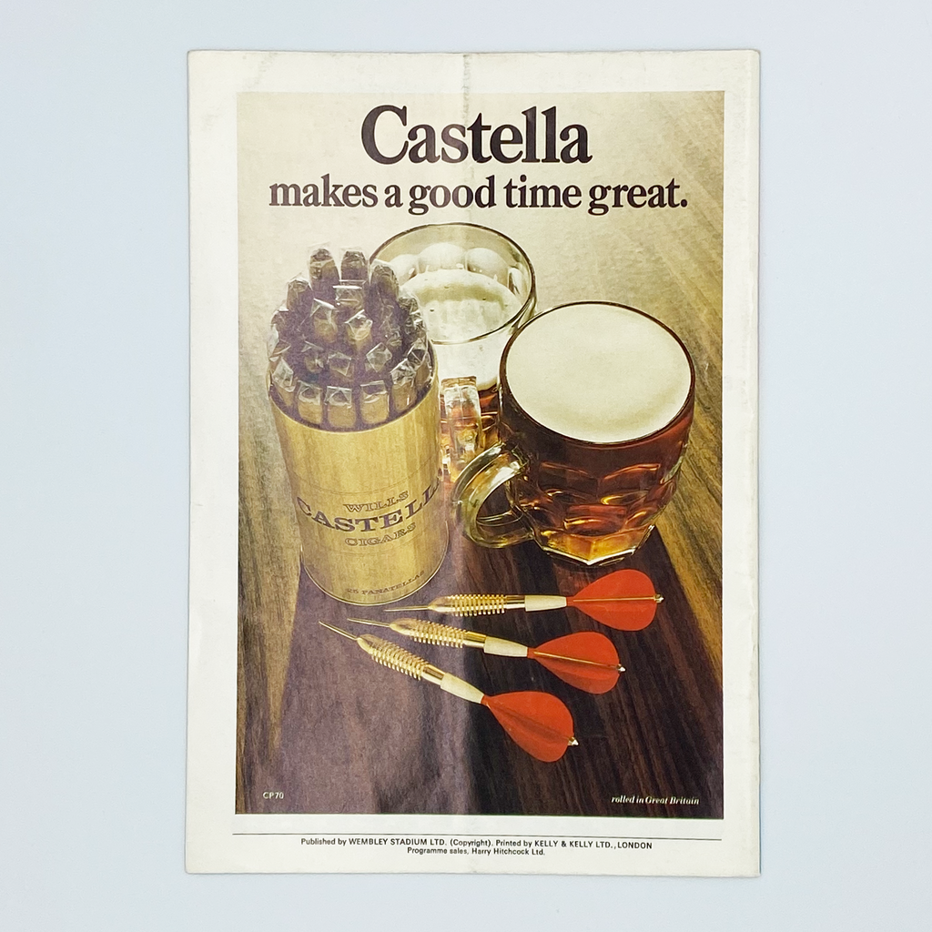England vs Scotland Programme & Ticket (24 May 1975)