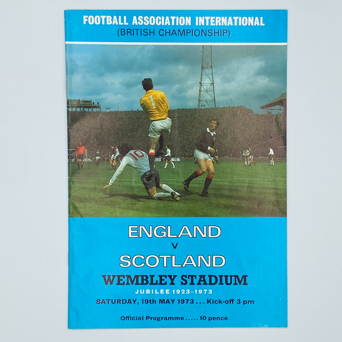 England vs Scotland Programme & Ticket (19 May 1973)