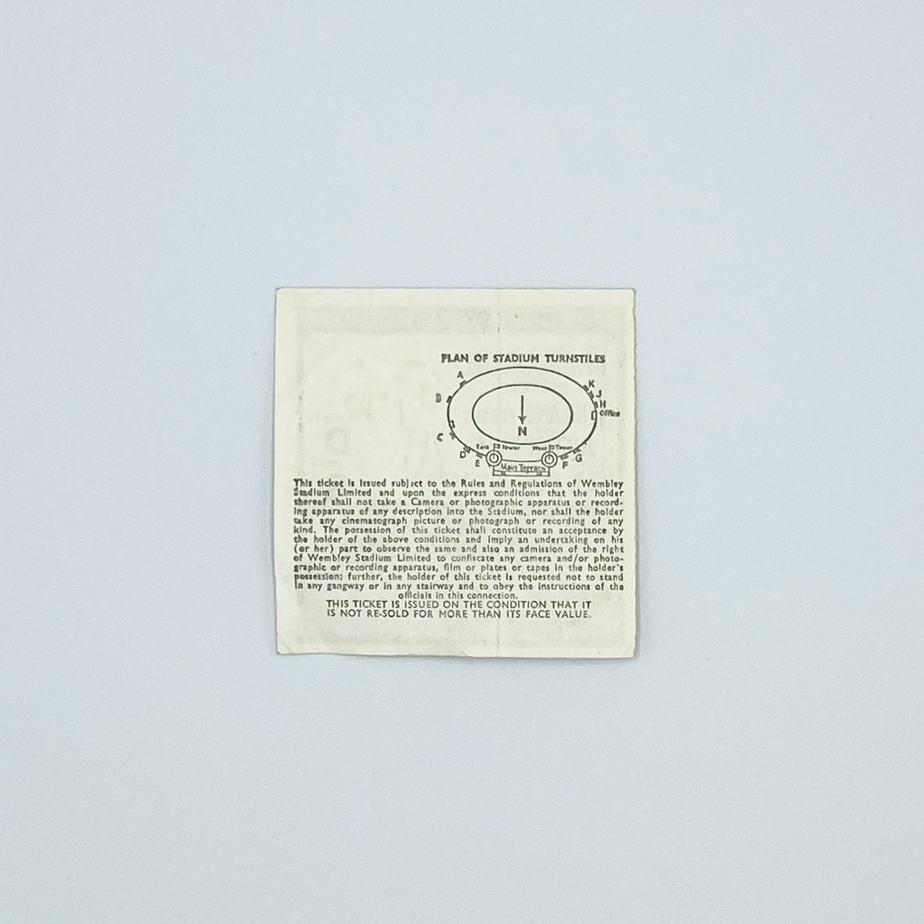 England vs Yugoslavia Programme & Ticket (11 October 1972)