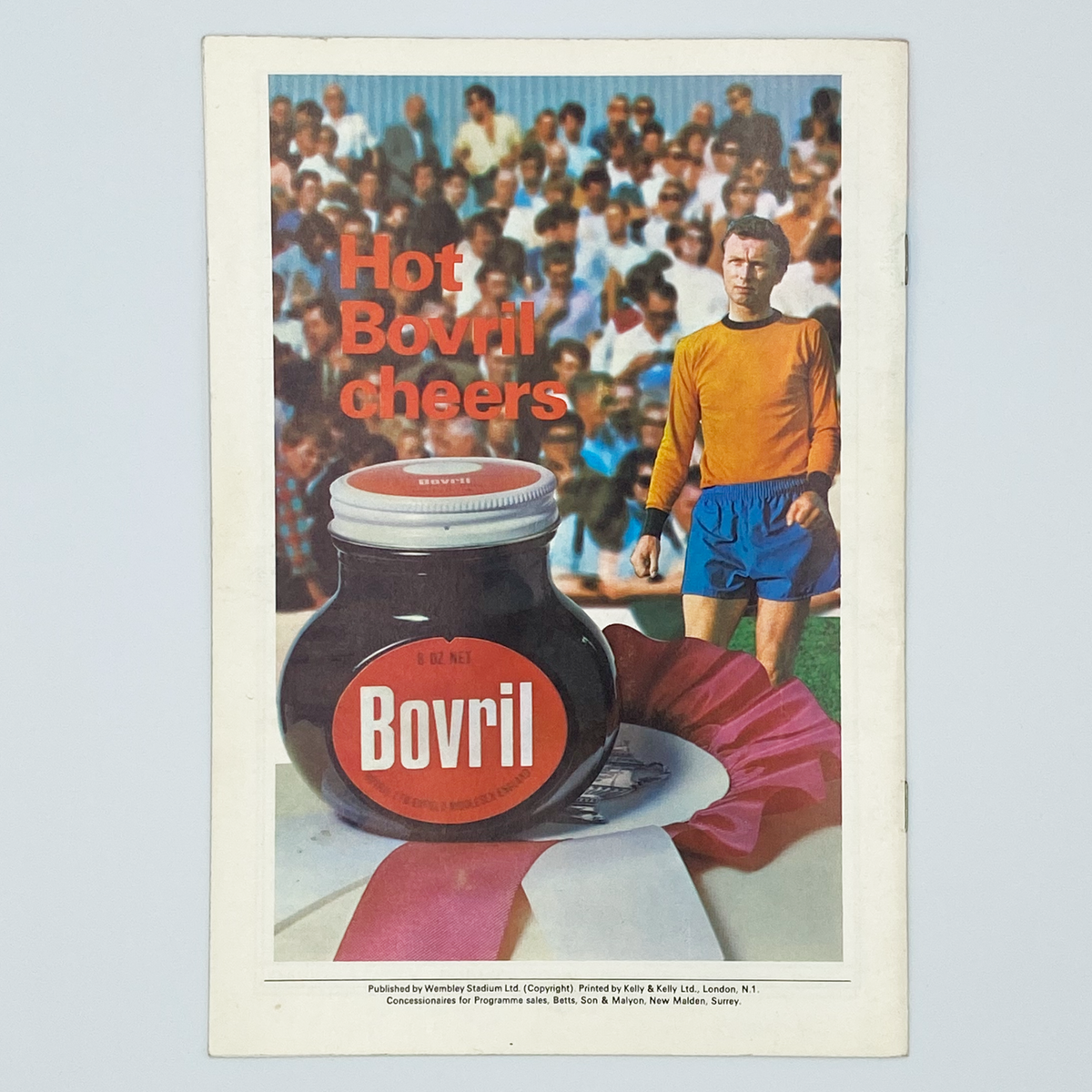 England vs Wales Programme & Ticket (19 May 1971)