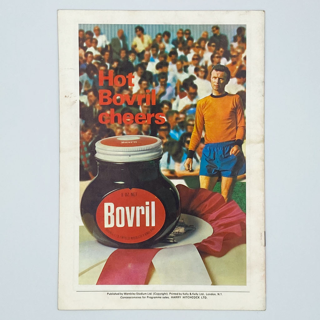 England vs Malta Programme (12 May 1971)