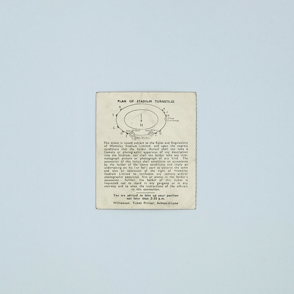 England vs Scotland Programme & Ticket (11 April 1959)