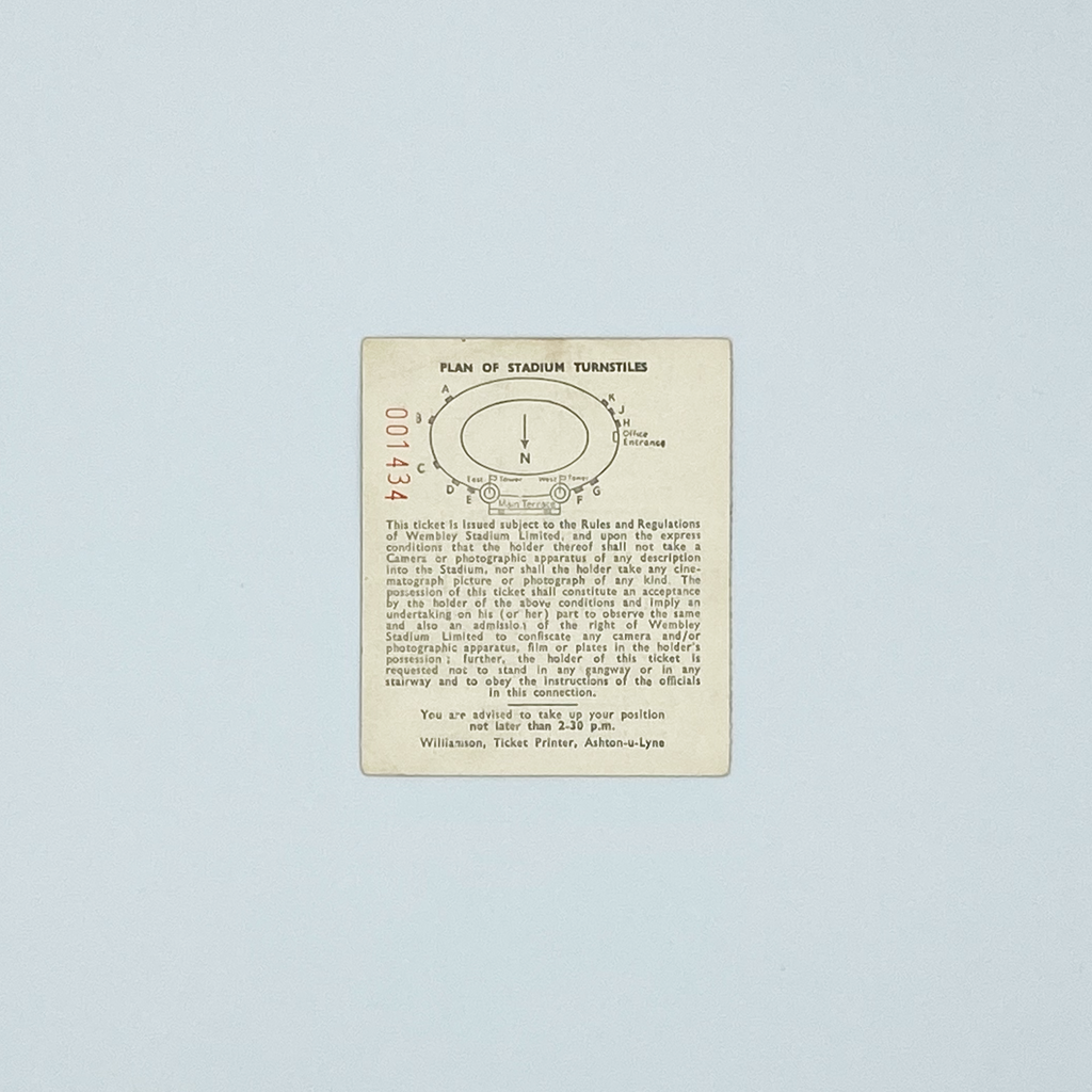 England vs Scotland Programme & Ticket (15 April 1961)