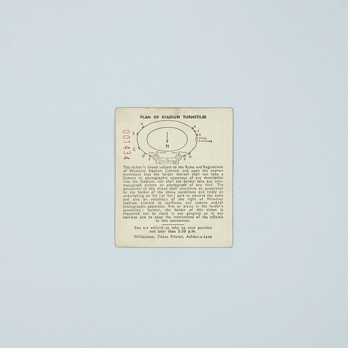 England vs Scotland Programme & Ticket (15 April 1961)
