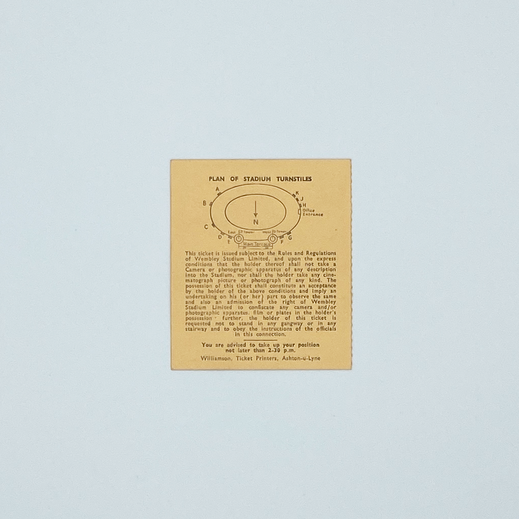England vs Mexico Programme & Ticket (10 May 1961)