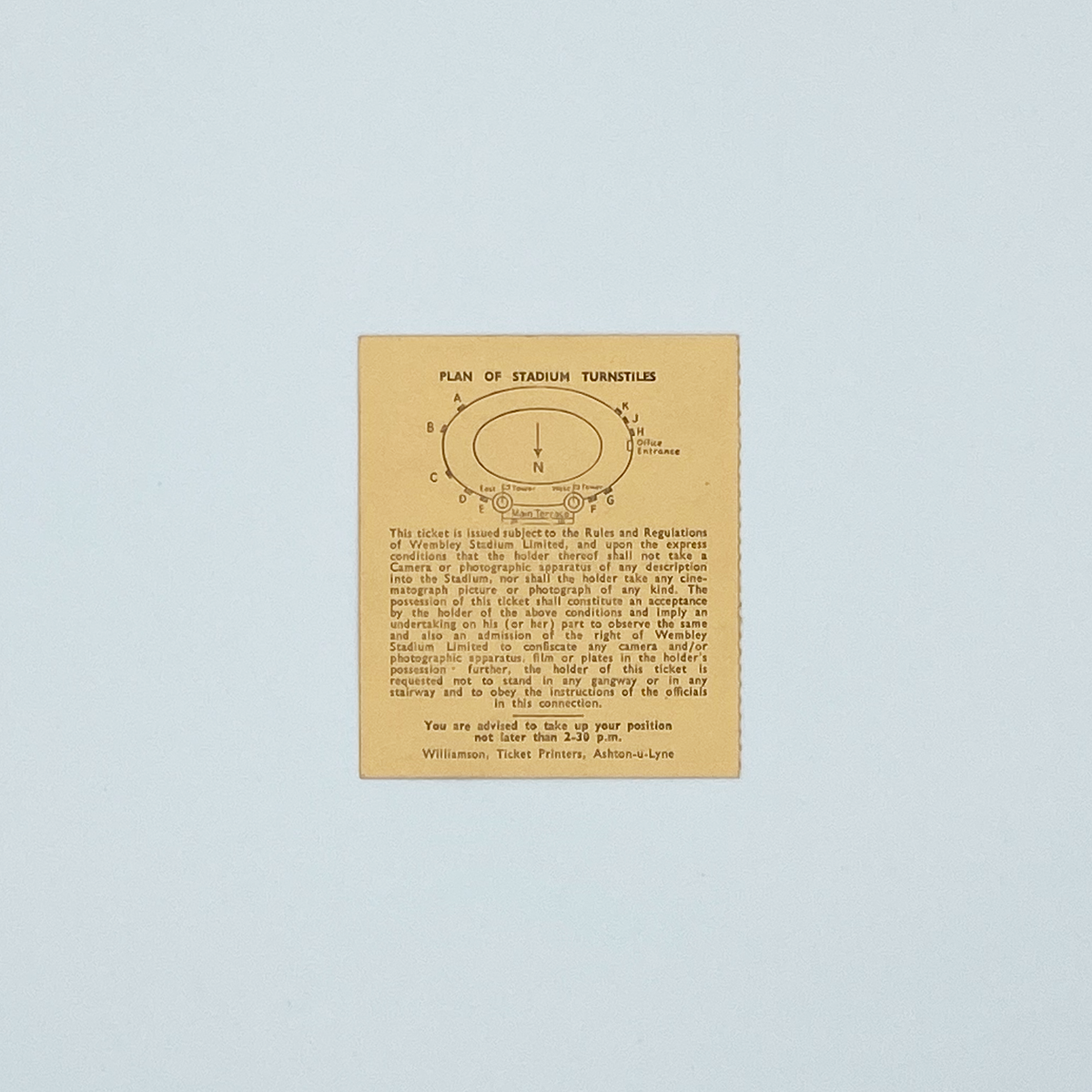 England vs Mexico Programme & Ticket (10 May 1961)