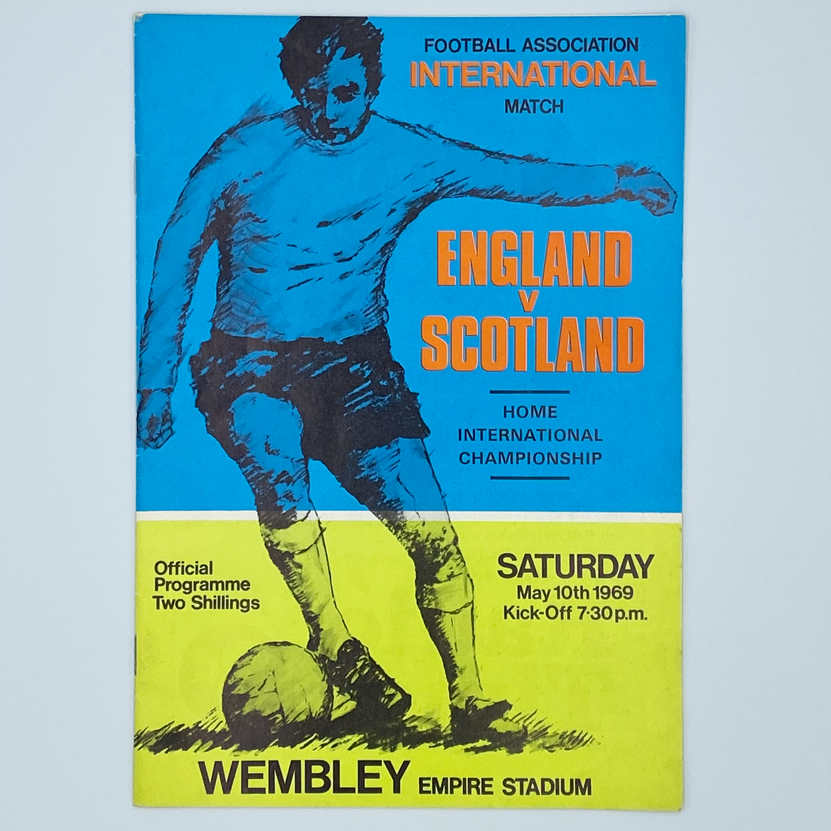 England vs Scotland Programme (10 May 1969)